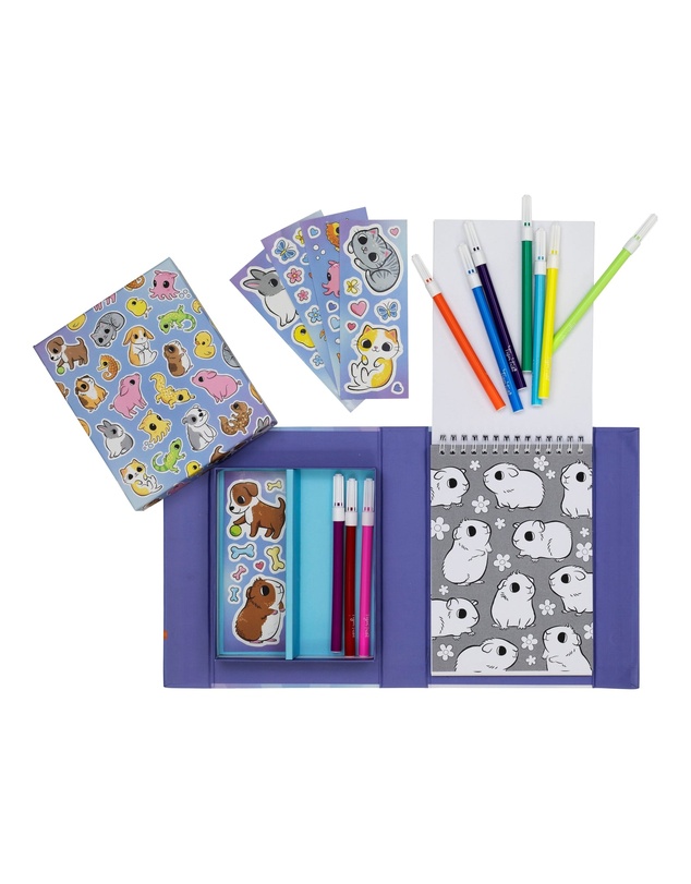 Tiger Tribe - Colouring Set Baby Animals