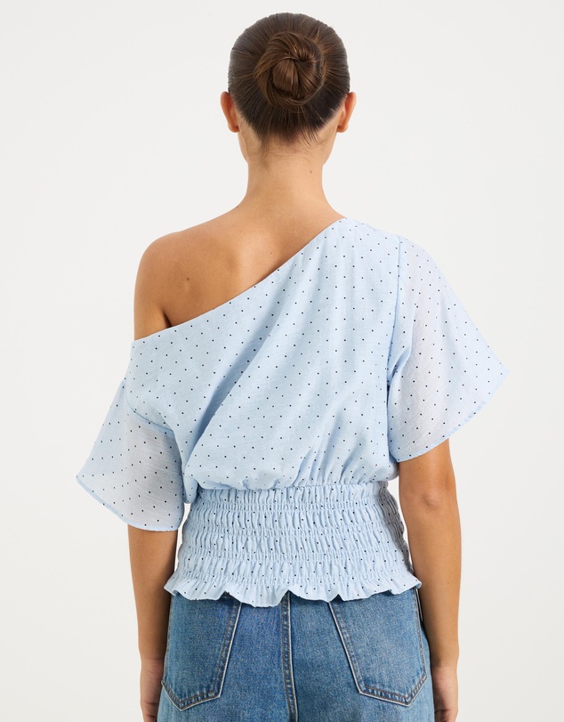 Calli - Marlow Sheer Off The Shoulder Top