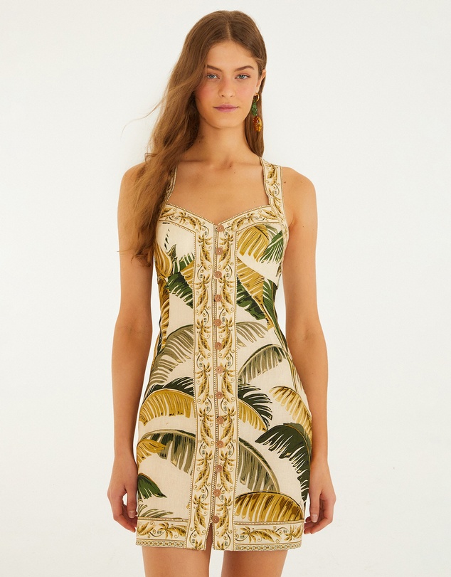 Farm Rio - Trancoso Sand Mini Dress