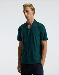 Calibre - Performance Cuban Collar Shirt Jade