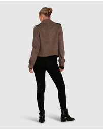 Belle & Bloom - Better Off Military Peacoat