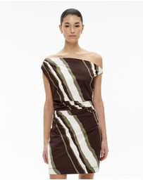 Witchery - Asymmetric Shoulder Mini Dress