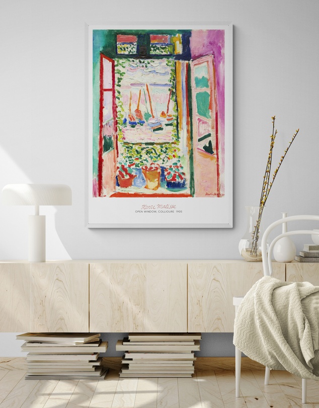 Inka Arthouse - Open Window by Henri Matisse Art Print