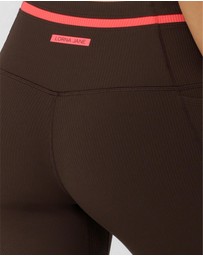 Lorna Jane - Circuit Luxe Rib 3/4 Capri Leggings