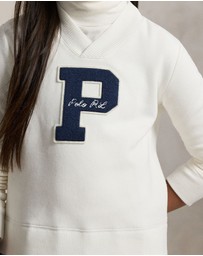 Polo Ralph Lauren - Letterman Fleece Sweatshirt Dress - ICONIC EXCLUSIVE - Teens