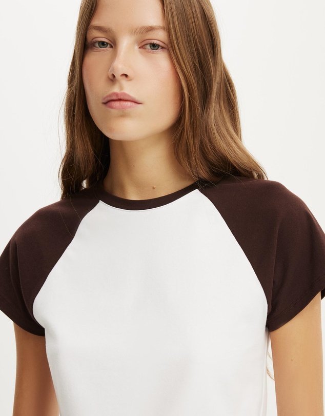 Cotton On - 90S Baby Raglan Tee