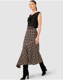SACHA DRAKE - Onyx Midi Skirt