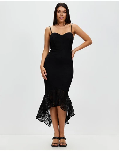 Romance by Honey and Beau - Amalia High Low Maxi Dress