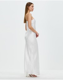 Third Form - Running Water Bias One Shoulder Maxi