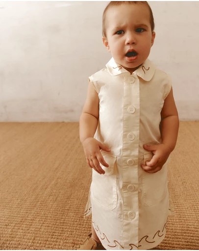 Alfred - Earl Shirt Dress | Cream