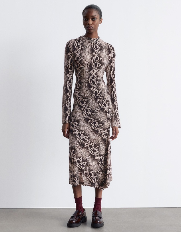 & Other Stories - Gathered Midi Dress