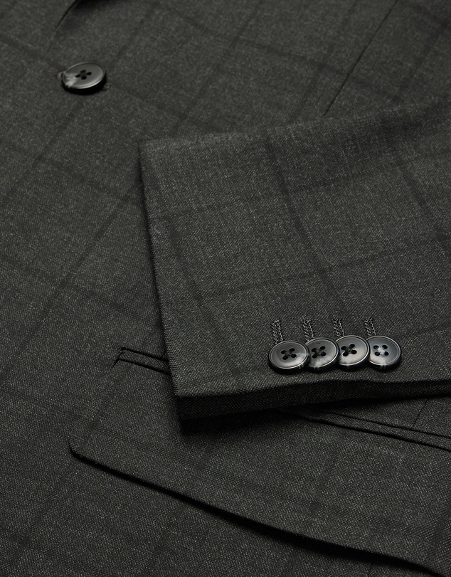 Politix - Windowpane Check Tailored Jacket