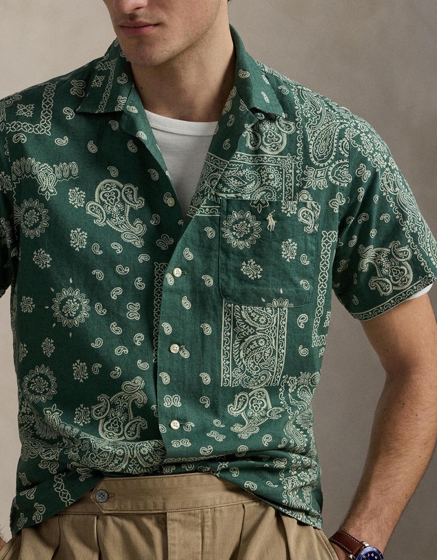 Polo Ralph Lauren - Classic Fit Bandanna-Print Camp Shirt