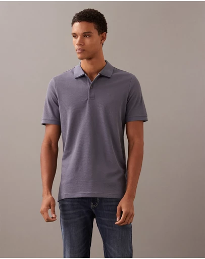 Calvin Klein - Bubble Stitch Polo Shirt
