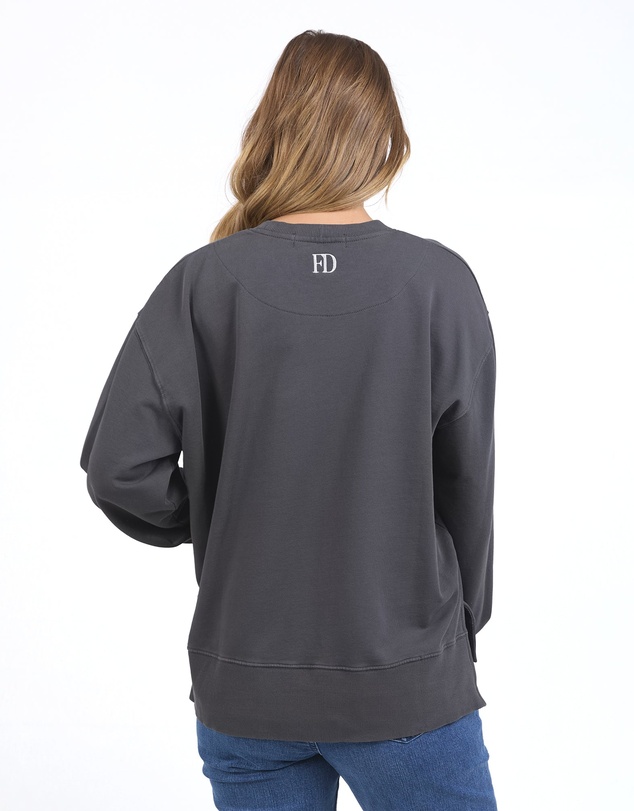 Foxwood - Effortless Crew Iron Grey