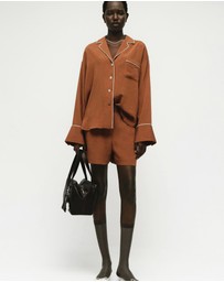 M.N.G - Textured Shirt With Contrasting Trim