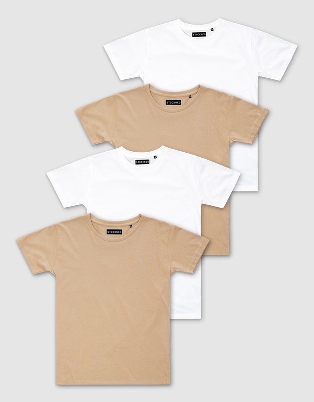 Stock & Co. - 4-Pack Stock Tee