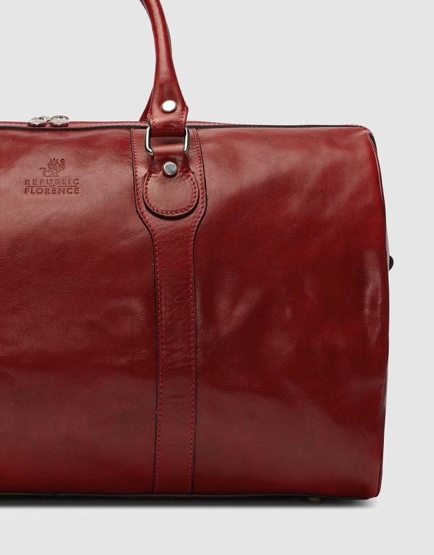 Republic of Florence - The Beltrami Red Weekender Bag