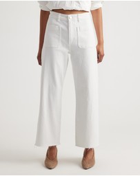 Decjuba - Darcy Cropped Wide Leg Jeans