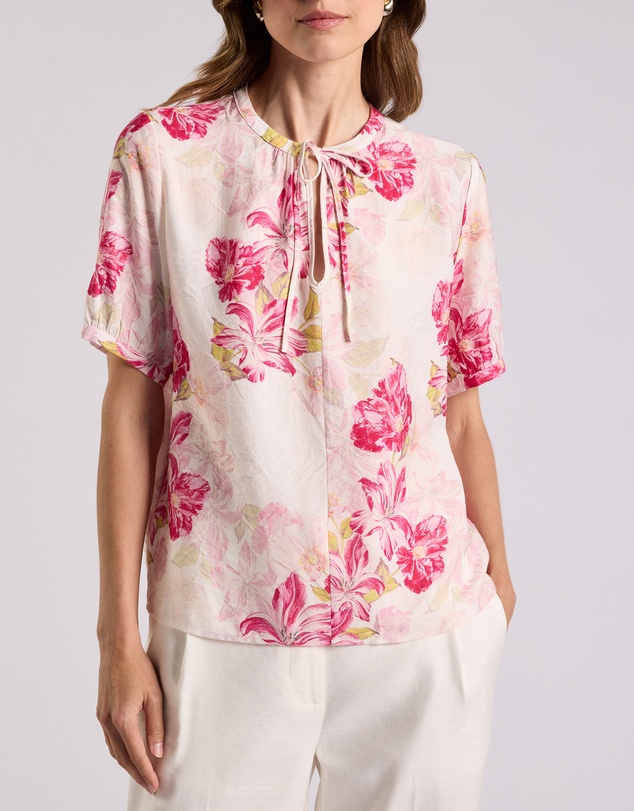 David Lawrence - Argon Linen Blend Blouse