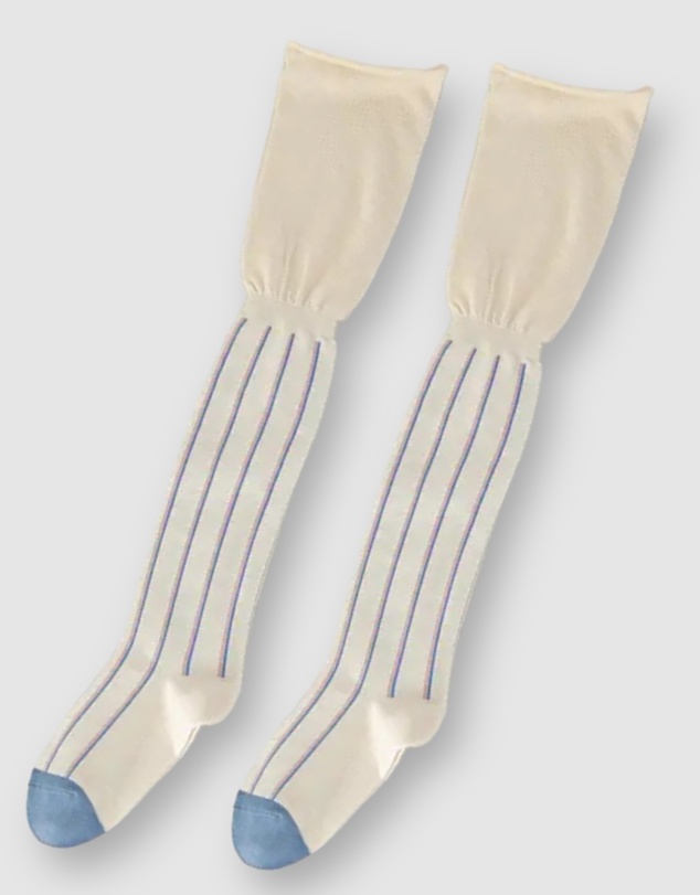 High Heel Jungle - Hi Jinks Over Knee Socks-Ivory