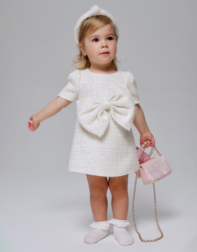 Bardot Junior - Lucille Boucle Mini Dress - Babies
