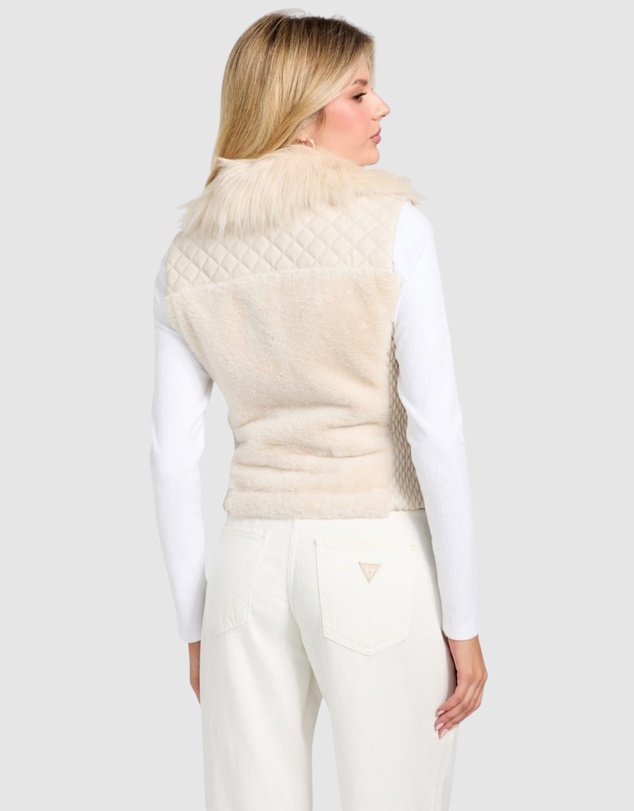 GUESS - Amari Faux-Fur Vest