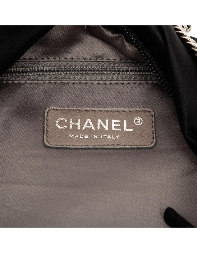 Chanel - Pre-Loved Medium Satin Bow Mademoiselle Shoulder Bag