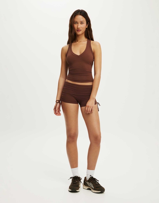 Cotton On Body Active - Ultra Soft Plunge Front Racer Tank