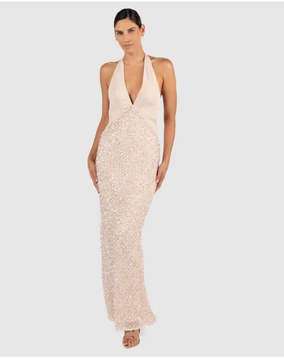 One Fell Swoop - Chloe Halter Maxi Dress