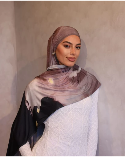 Mod Squad - Jersey Printed Hijab - Earth
