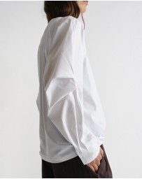 Decjuba - D-Luxe Spliced Poplin Tee