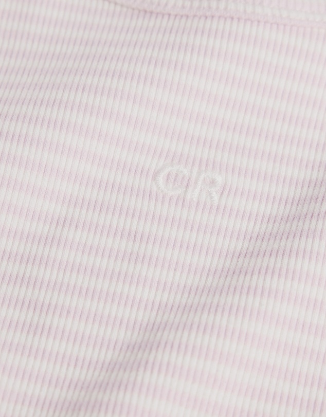 Country Road - Australian Cotton Blend Short Sleeve Stripe Rib T-shirt