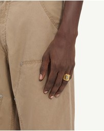 TIMEX - Timex x MM6 T80 Gold-tone Ring Watch