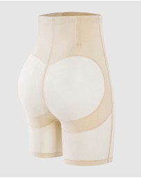 B Free Intimate Apparel - High Waist Power Mesh Tummy Control Shorts