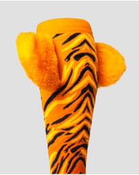 Crazy Skates - Crazy Socks Monster Orange Knee-High Socks