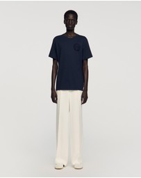Sandro - Crochet Flower Tee Shirt