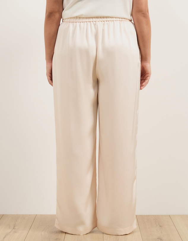 Atmos&Here Curvy - Safffy Satin Pants