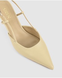 Siren - Yoyo Slingback Kitten Heels