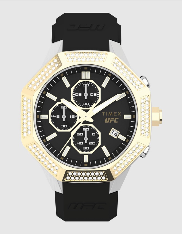 UFC - UFC King Two Tone 45mm Black Dial and Silicone Strap