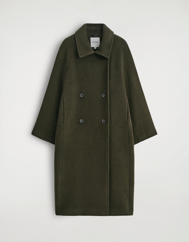 COS - Oversized Double-Breasted Wool Coat