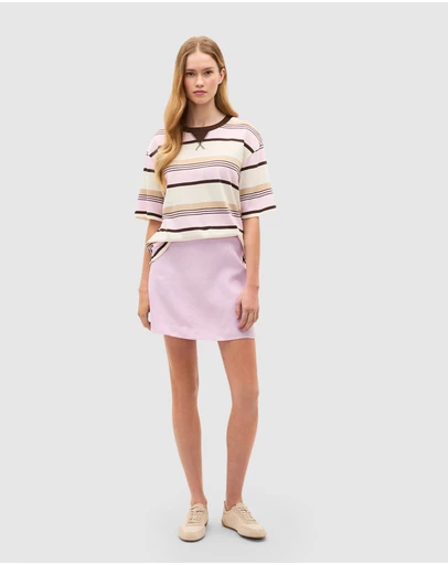 Seed Heritage - Cotton Stripe Relaxed Tee