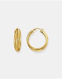 THOMAS SABO - Hoop earrings intertwined design gold