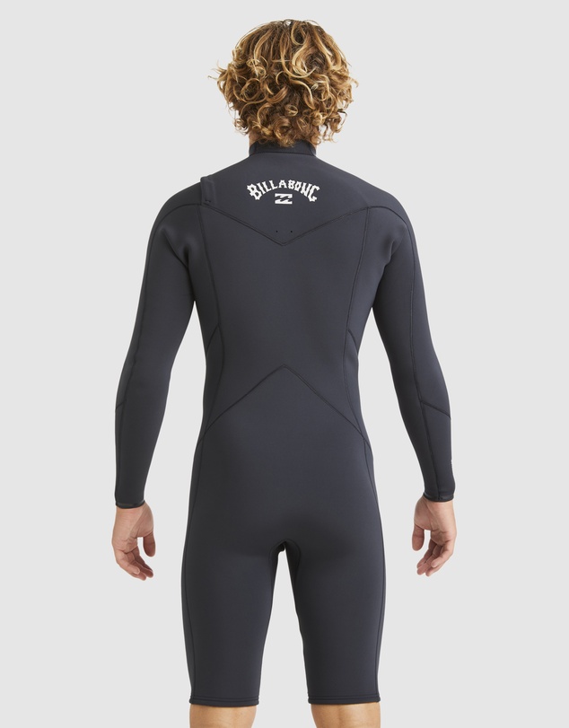 Billabong - Mens 2/2mm Absolute Natural Chest Zip Long Sleeve Springsuit