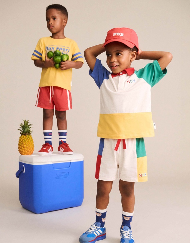 Huxbaby - Colour Block Shorts - Babies-Kids