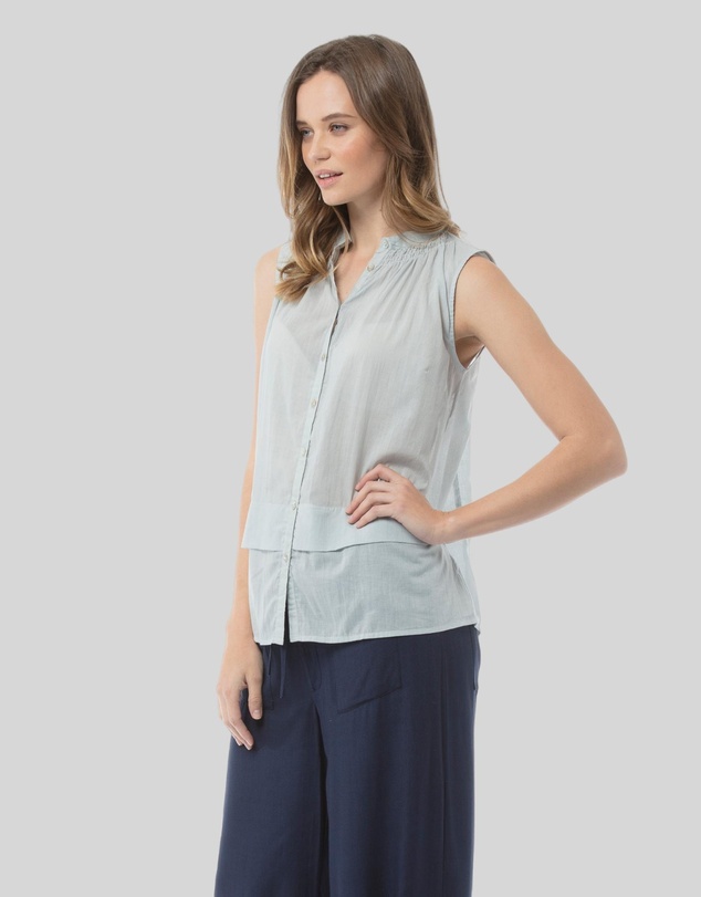 KAJA Clothing - Francesca Top - Blue