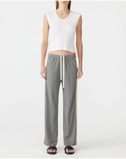 Bassike - Twill Stripe Detail Pants