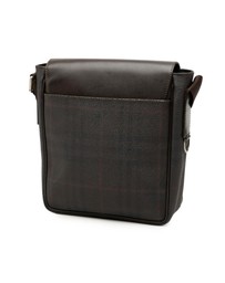 Pre-Loved by Azura Reborn - Pre-Loved Smoke Check Coated Canvas and Leather Crossbody
