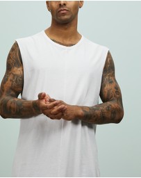 Surrounded By Ghosts - The Minium Cotton Muscle T-Shirt