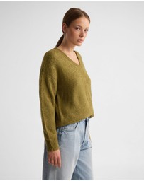 Oxford - Bridgette Alpaca Blend V-Neck